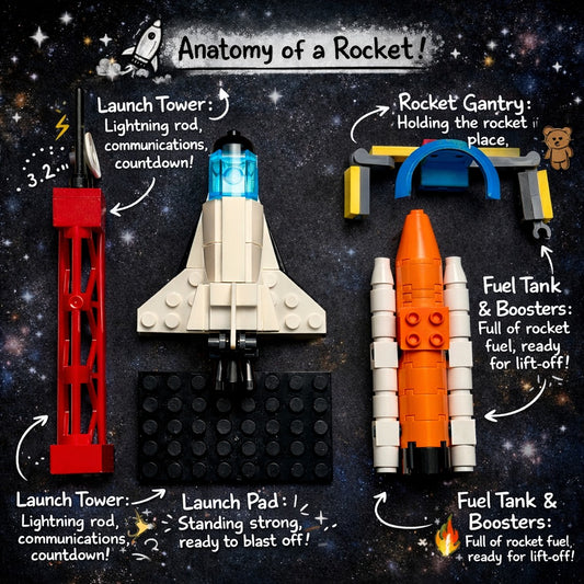 Space Shuttle launch model