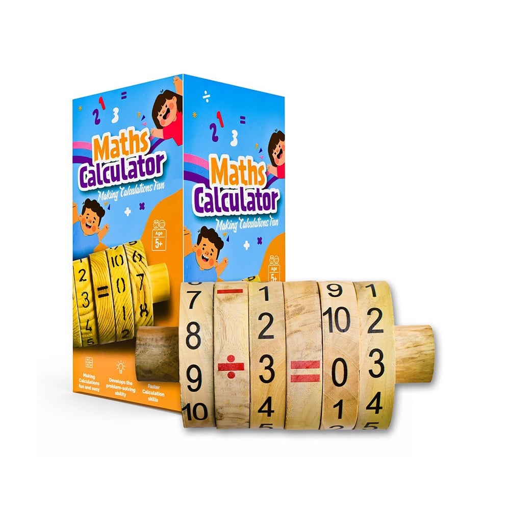 Wooden Math Calculator