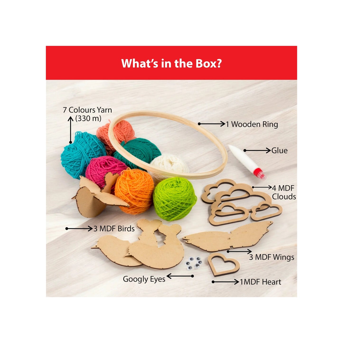 Yarn Birds Craft Kit