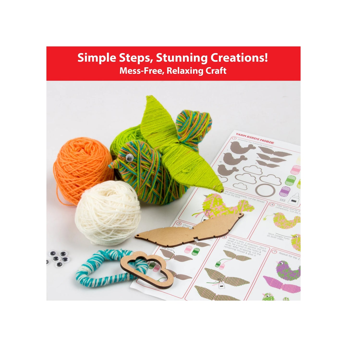 Yarn Birds Craft Kit
