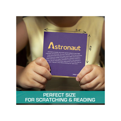 Scratch Art A-Z Space Adventure