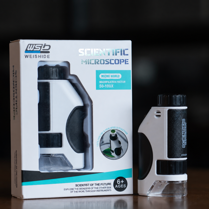 Pocket Microscope for Kids - 100x