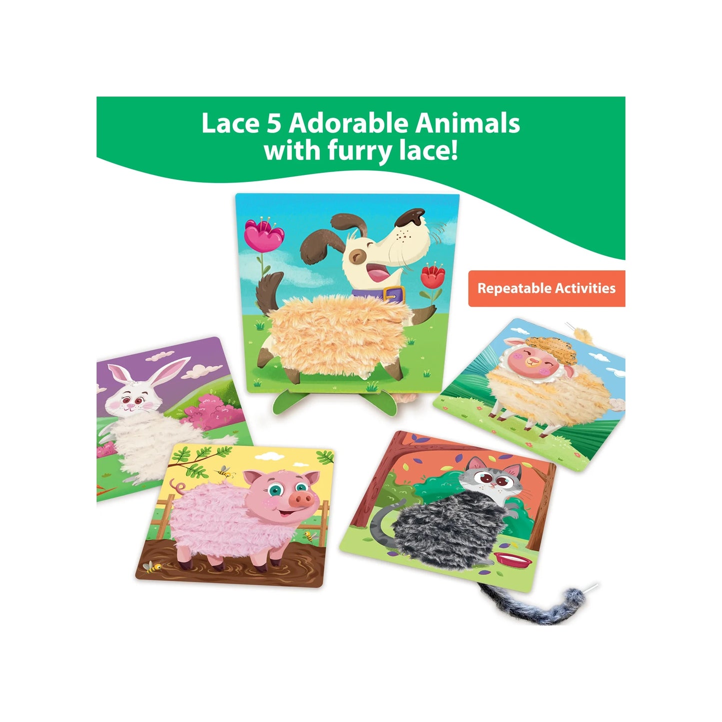 Lace Art – Furry Animals