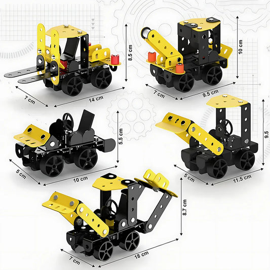 5-in-1 mechanical construction Kit (DIY)