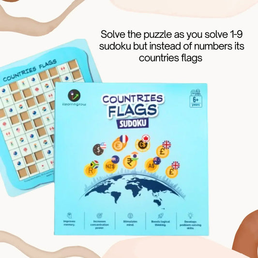 Countries Flag Sudoku – Educational Geography & Logic Puzzle Game