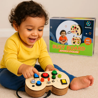 Interactive Joystick Busy Board for Toddlers