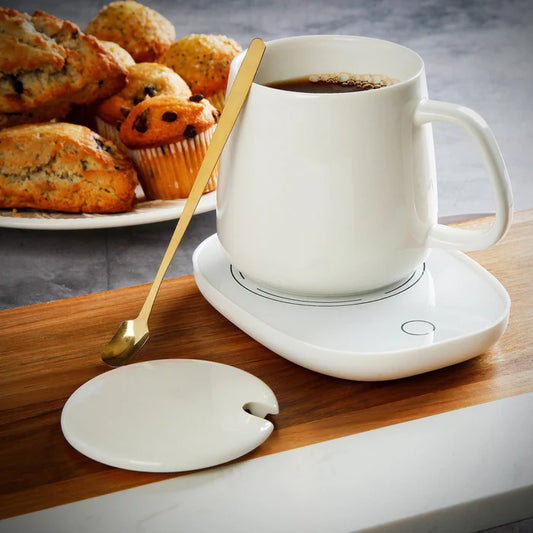 Electric coffee heating mugs